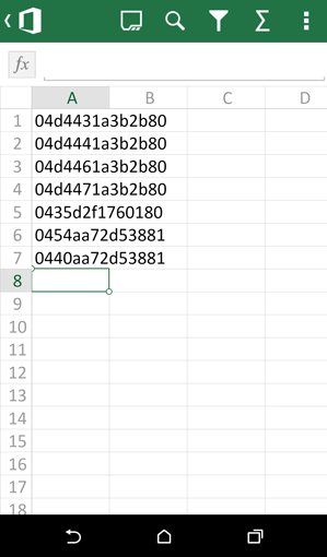 Excel-mobiel